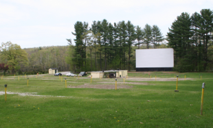 Back corner of the drive-in